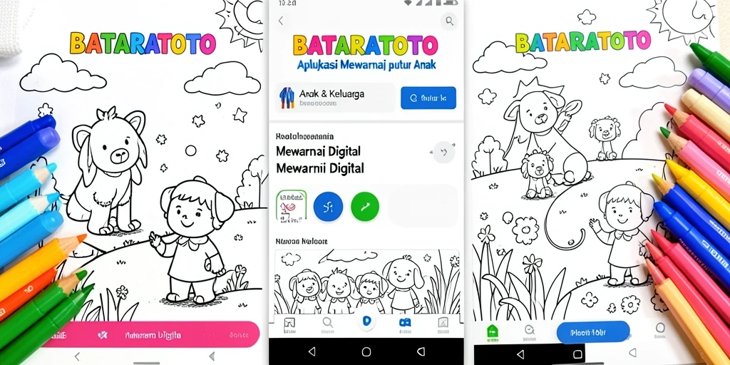 Antarmuka <strong>BATARATOTO</strong> yang interaktif dan menyenangkan untuk anak-anak.