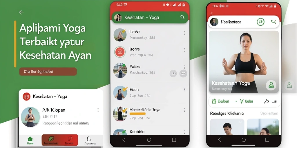 Tampilan antarmuka OLX17 yang ramah pengguna untuk latihan Yoga.
